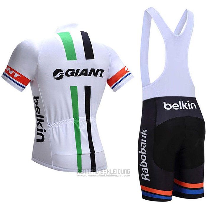 2021 Fahrradbekleidung Giant Alpecin Wei Trikot Kurzarm und Tragerhose - zum Schließen ins Bild klicken